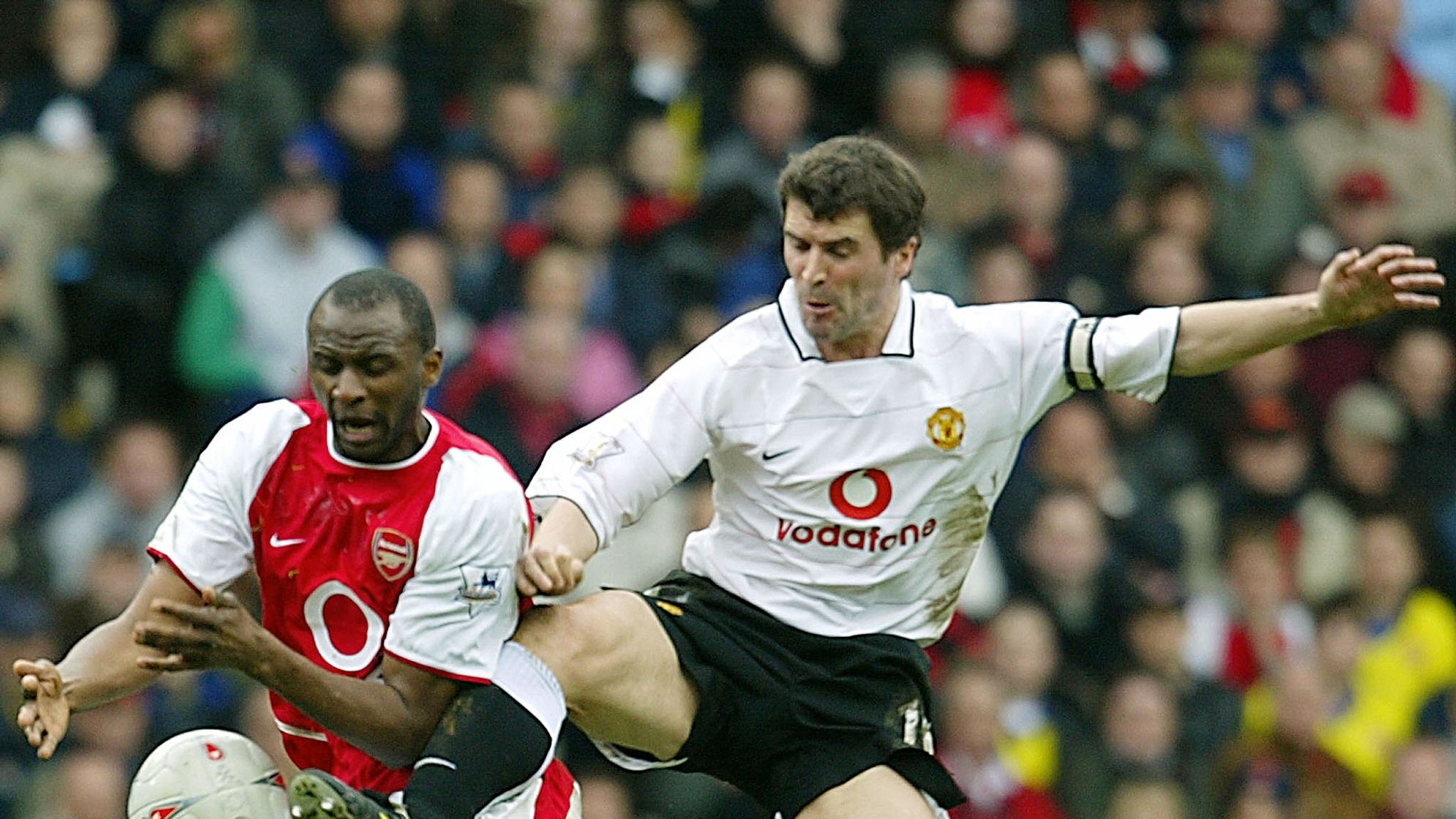 Roy Keane on Patrick Vieira battle and Manchester United ...