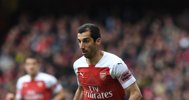 Arsenal's Henrikh Mkhitaryan Stock Photo - Alamy