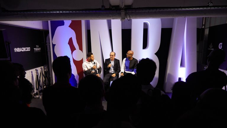 Andrew Bernstein talks about his four-decade career as official NBA photographer at NBA Crossover in London