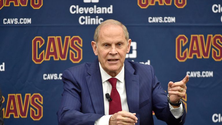 Cavaliers coach John Beilein is introduced to the media