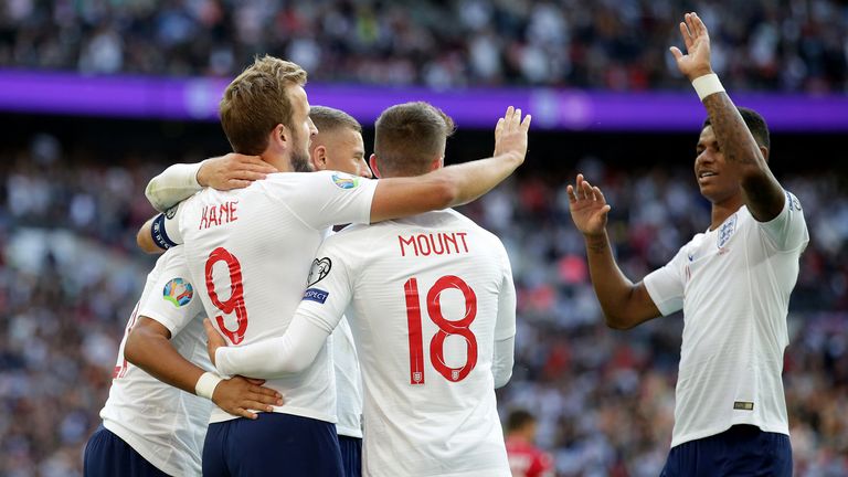 Highlights from England’s Euro 2020 qualifying match against Bulgaria at  Wembley