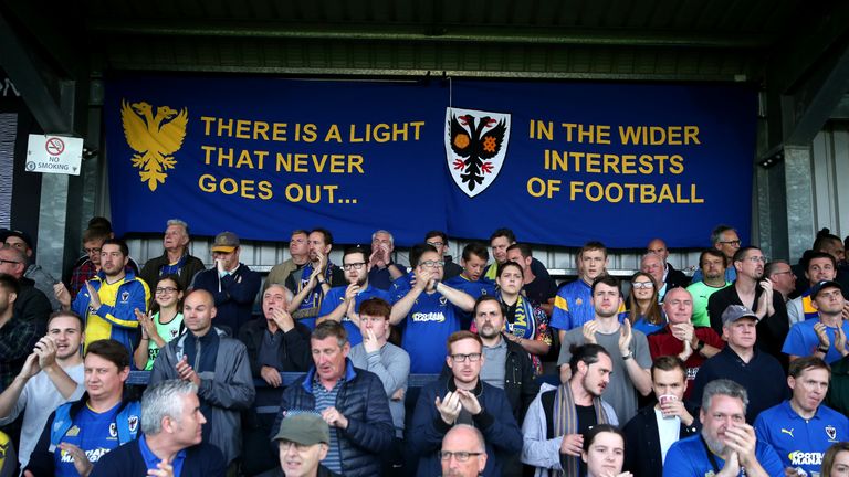 MK Dons vs AFC Wimbledon: What the grudge match means to fans | Football  News | Sky Sports