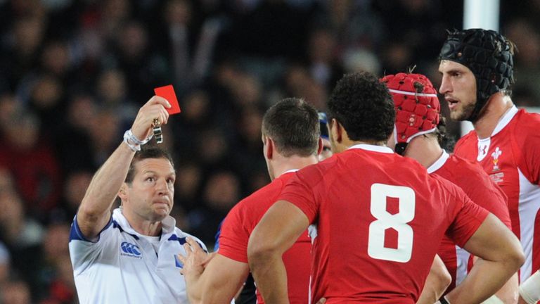alain rolland red card 2011 world cup