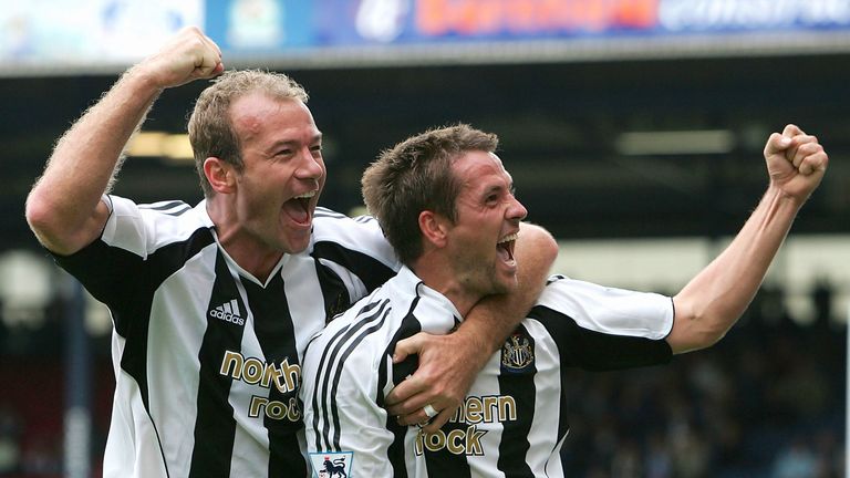Alan Shearer and Michael Owen were teammates at Newcastle United during the 2005-2006 campaign