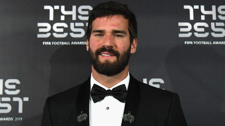 Alisson has been picked by both FIFA and UEFA as goalkeeper of the year