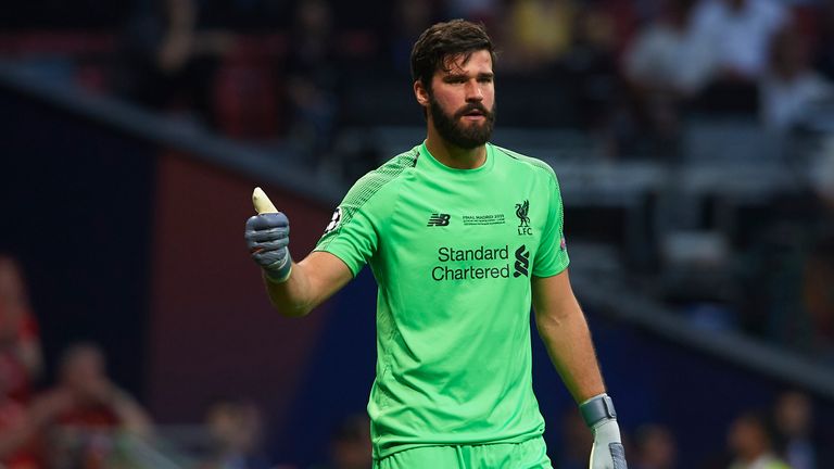 Alisson is close to returning to full training with Liverpool