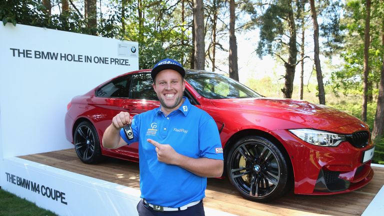 Andrew Johnston during day 1 of the BMW PGA Championship at Wentworth on May 21, 2015 in Virginia Water, England.