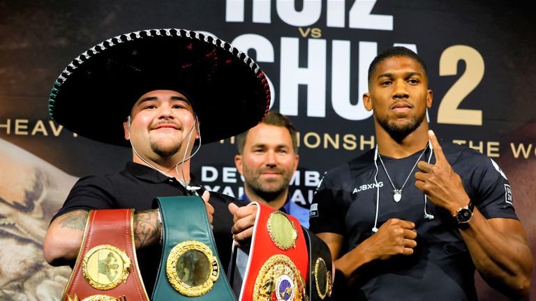 Anthony Joshua puede reclamar títulos mundiales en una revancha con Andy Ruiz Jr 