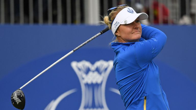 Anna Nordqvist during the Solheim Cup singles