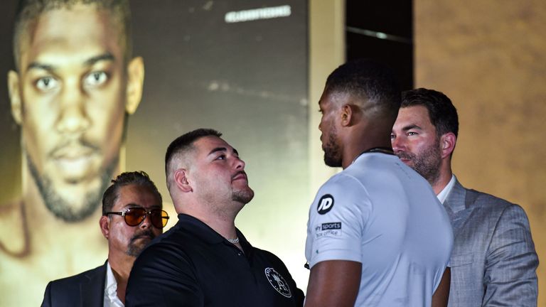 Joshua and Ruiz Jr's next meeting in Saudi Arabia will be in the days prior to their rematch