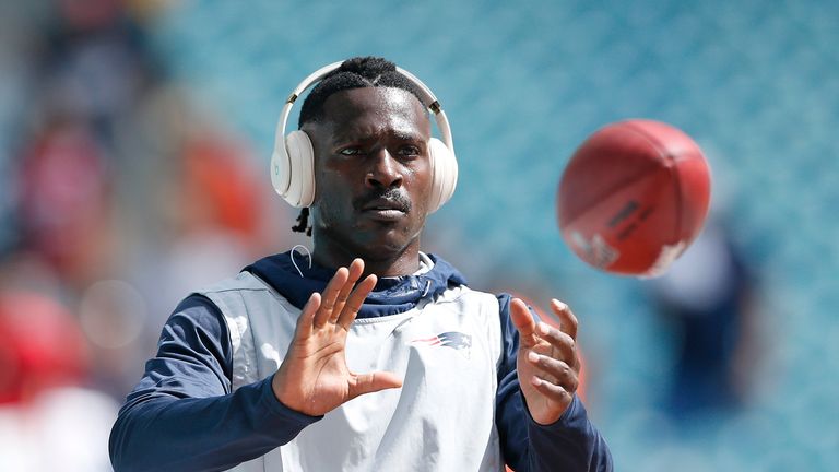 Antonio Brown made his debut for the Patriots against the Dolphins last weekend