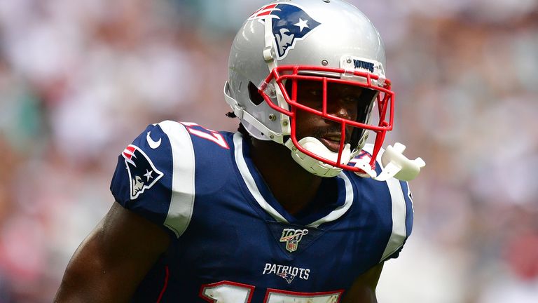 Antonio Brown featured in Patriots' game against Miami Dolphins where he scored a touchdown
