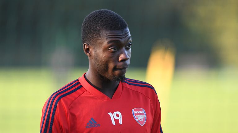 Nicolas Pepe has been working hard with Unai Emery to get up to speed with life in the Premier League