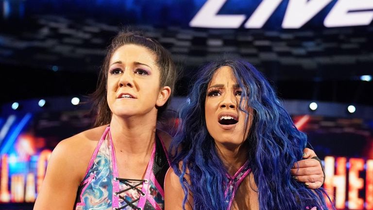 Bayley and Sasha Banks continue to dominate WWE's women's division