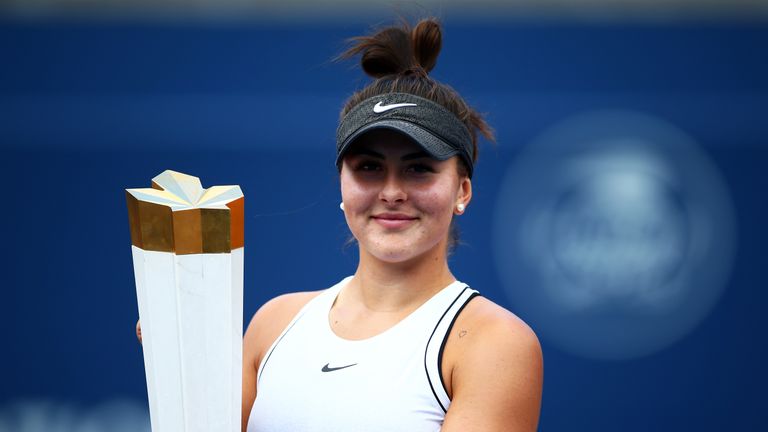 Andreescu entregó a Canadá un campeón local en la Copa Rogers en Toronto el mes pasado