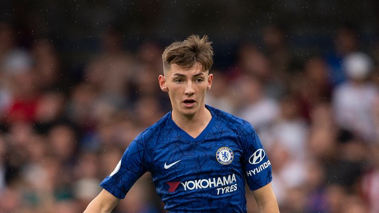 LONDON, ENGLAND - AUGUST 31: Billy Gilmour of Chelsea during the Premier League match between Chelsea FC and Sheffield United at Stamford Bridge on August 31, 2019 in London, United Kingdom. (Photo by Visionhaus)