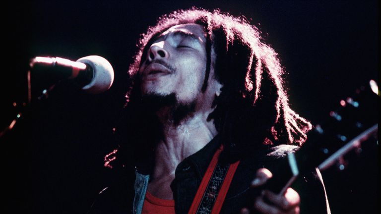 Jamaican reggae legend Bob Marley 