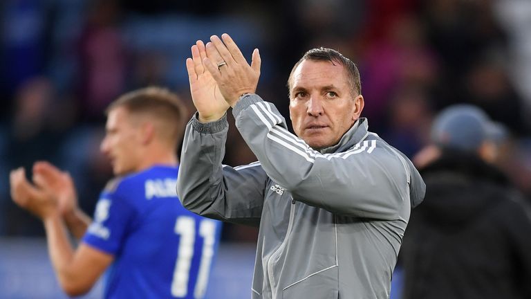 Brendan Rodgers has lofty ambitions for Leicester City this season
