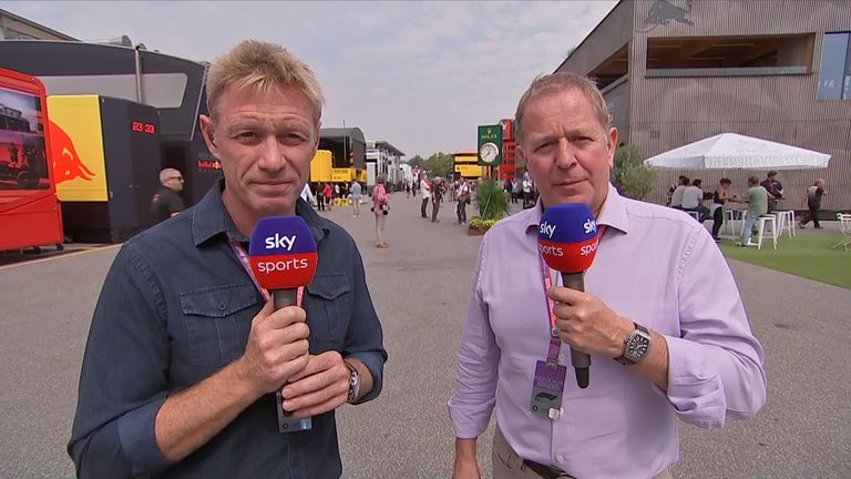 Martin Brundle and Simon Lazenby