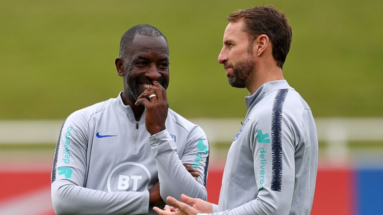 Chris Powell and Gareth Southgate