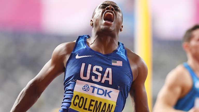 Christian Coleman cemented his place as the fastest sprinter in the world with a 9.76s finish