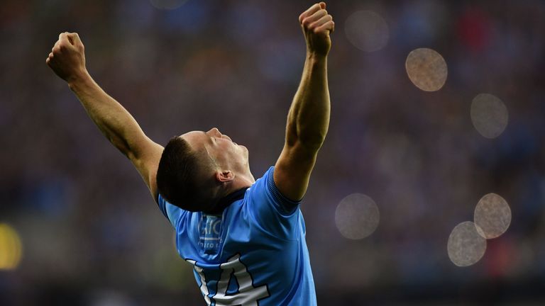 Con O'Callaghan of Dublin celebrates