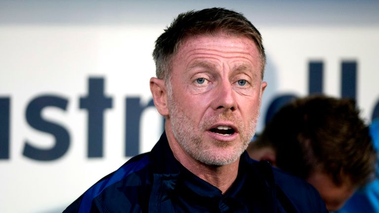 NOTTINGHAM, ENGLAND - AUGUST 31: Craig Hignett, manager of Hartlepool looks on during the Checkatrade Trophy group match between Notts County and Hartlepool at Meadow Lane on August 31, 2016 in Nottingham, England. (Photo by Nathan Stirk/Getty Images)