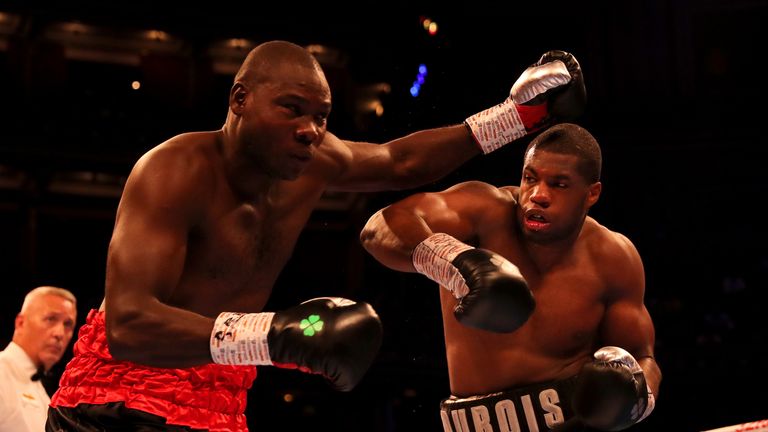 Dubois (right) has only gone the distance once