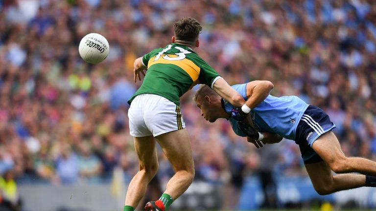 Cooper's foul which drew the second yellow