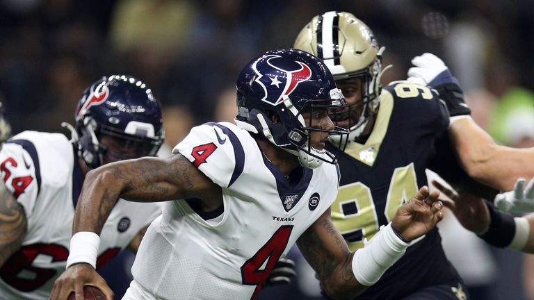 Deshaun Watson threw a 37-yard touchdown pass to former Saints receiver Kenny Stills with 37 seconds left of the game - but the drama did not end there