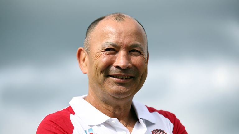 File photo dated 12-08-2019 of England's Head Coach Eddie Jones during the World Cup squad announcement at Blaise High School, Bristol.
