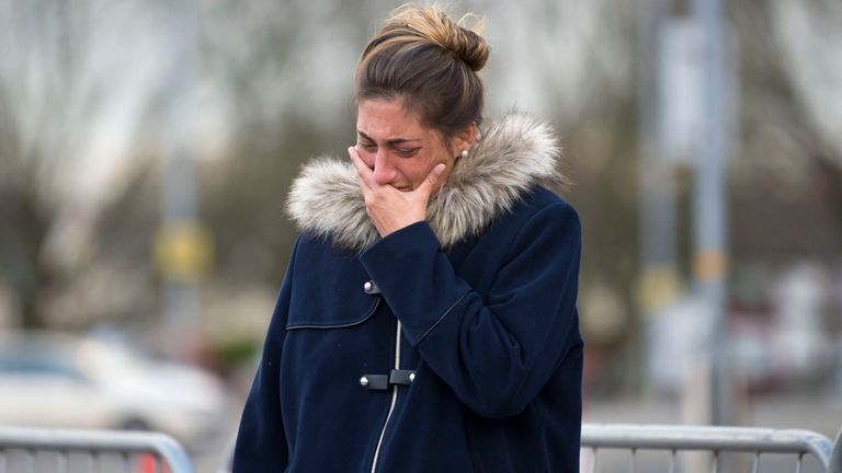 Sala's sister Romina was pictured visiting Cardiff City Stadium in January