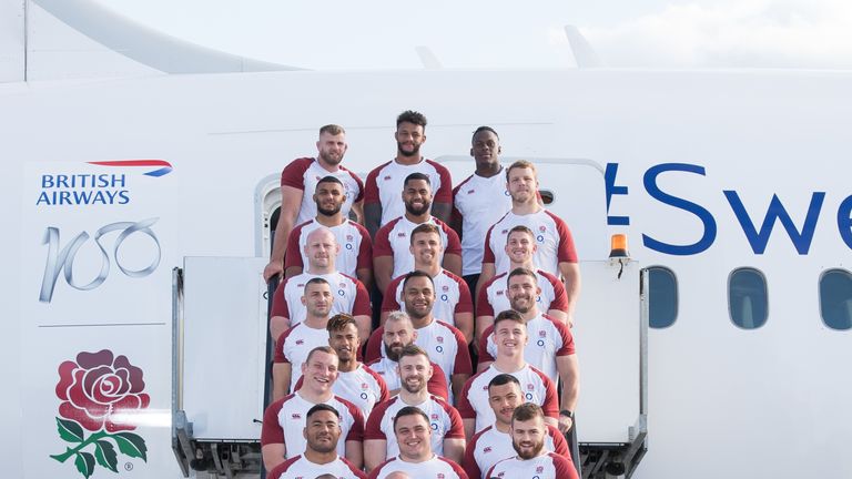 England departed for the Rugby World Cup in Japan on Sunday