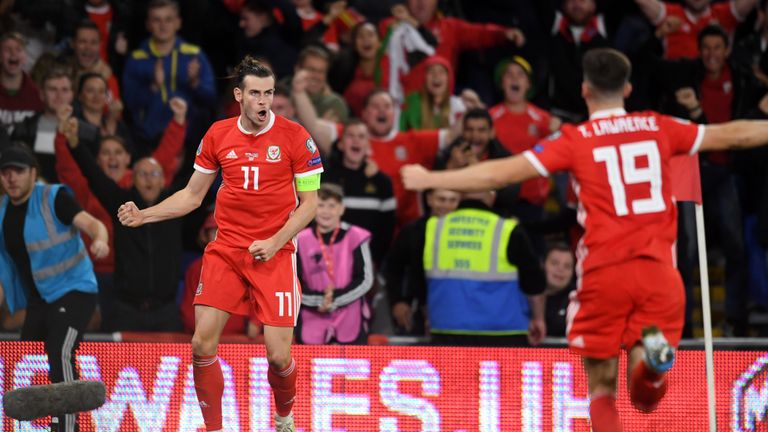 Highlights of the European Qualifier Group E match between Wales and Azerbaijan.