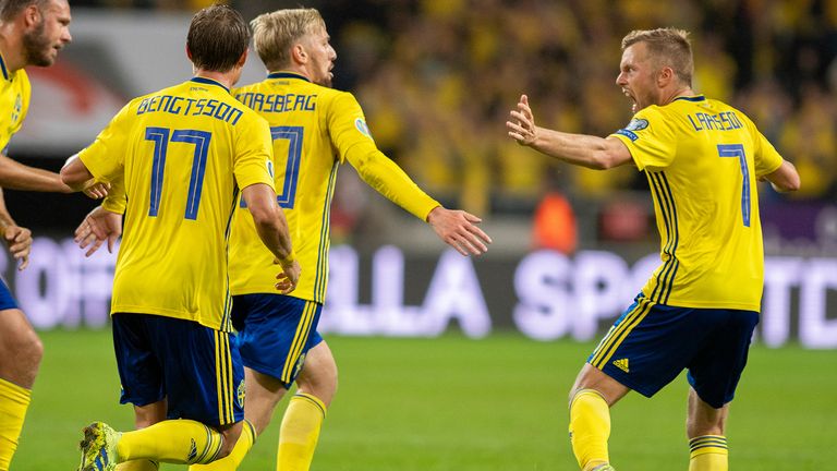 Highlights of the European qualifier Group F clash between Sweden and Norway.