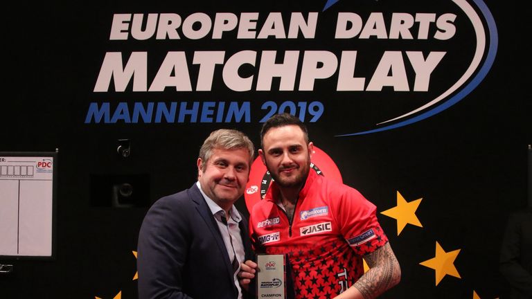 Joe Cullen claimed his maiden European Tour title against Michael van Gerwen