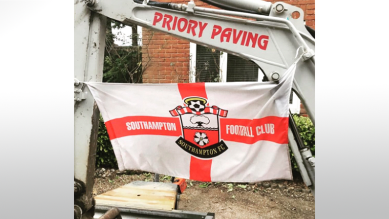 Bournemouth fan Crouch discovered his client had "decorated" his digger 