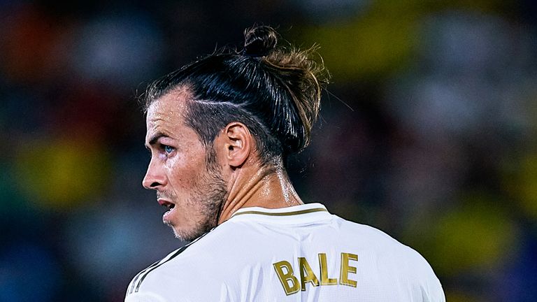 Gareth Bale during the La Liga match between Villarreal and Real Madrid at Estadio de la Ceramica on September 1, 2019