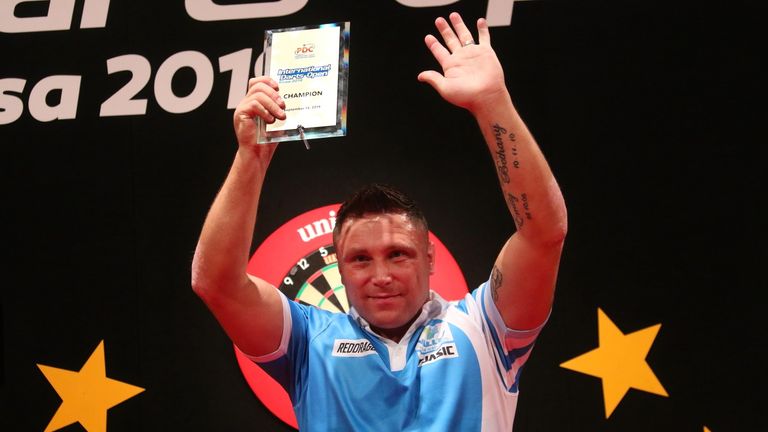 Gerwyn Price claimed his third title of the year by beating Rob Cross to win the International Darts Open