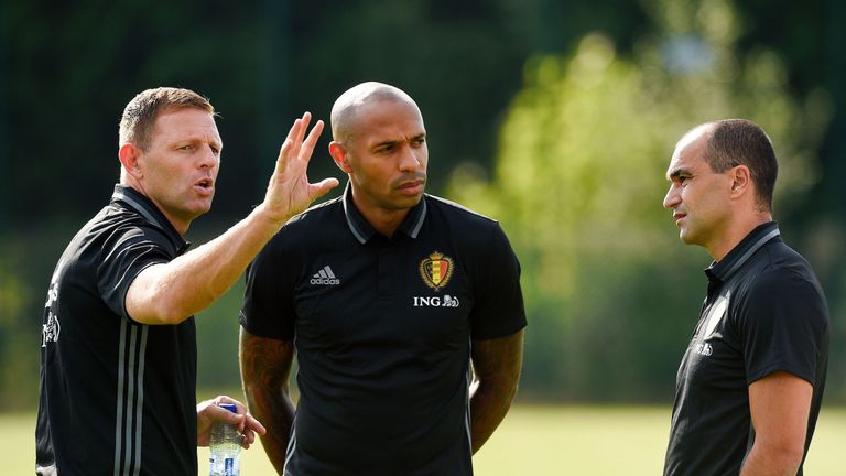 Jones was assistant to Roberto Martinez at Belgium, working alongside Thierry Henry