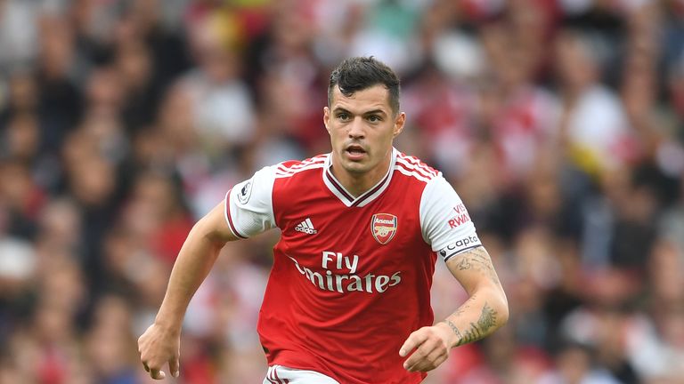 Granit Xhaka has been named Arsenal's permanent captain
