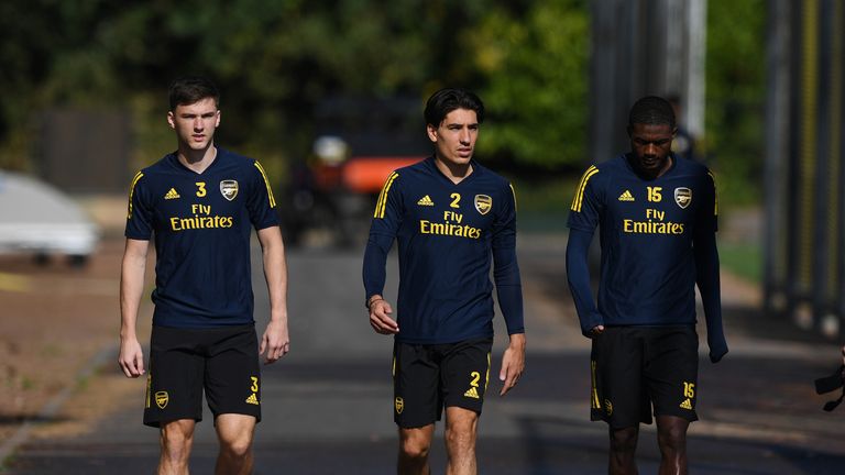Hector Bellerin is back in training and close to a return to action