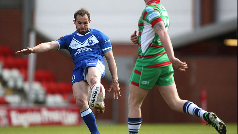 Ian Watson in action for Swinton during his time as player-coach