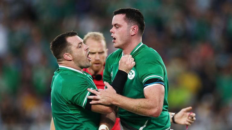 James Ryan scored Ireland's first try
