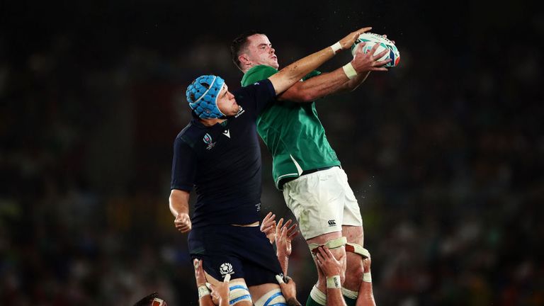 James Ryan had a strong day at the office for Ireland