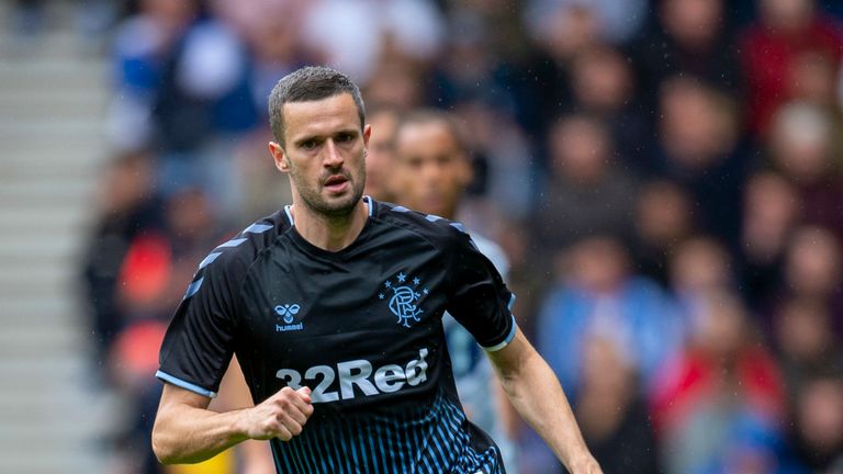 Jamie Murphy in action for Rangers