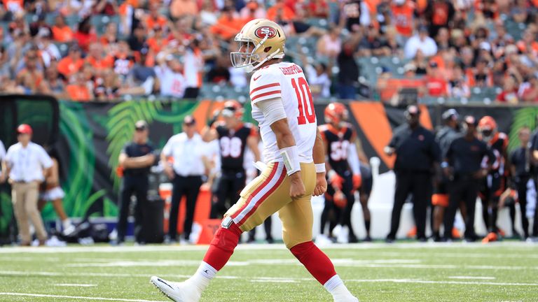 Two road wins have given the Jimmy Garoppolo and the 49ers a 2-0 start to the season