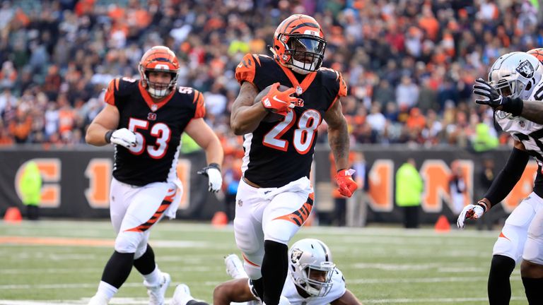 The Bengals are relying heavily on Joe Mixon this season