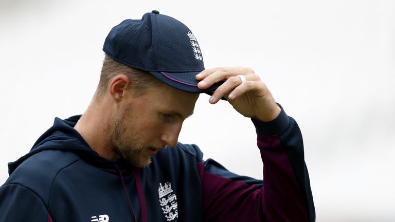 England captain Joe Root during a nets session at The Oval in London on September 11, 2019