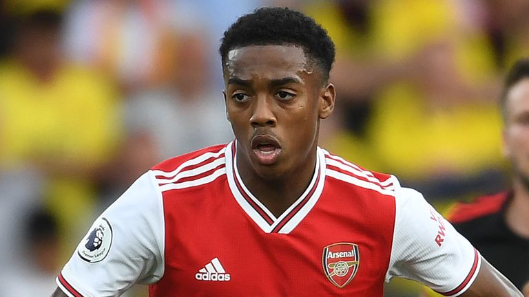 Joe Willock will be hopeful of a return to the starting line-up in Germany